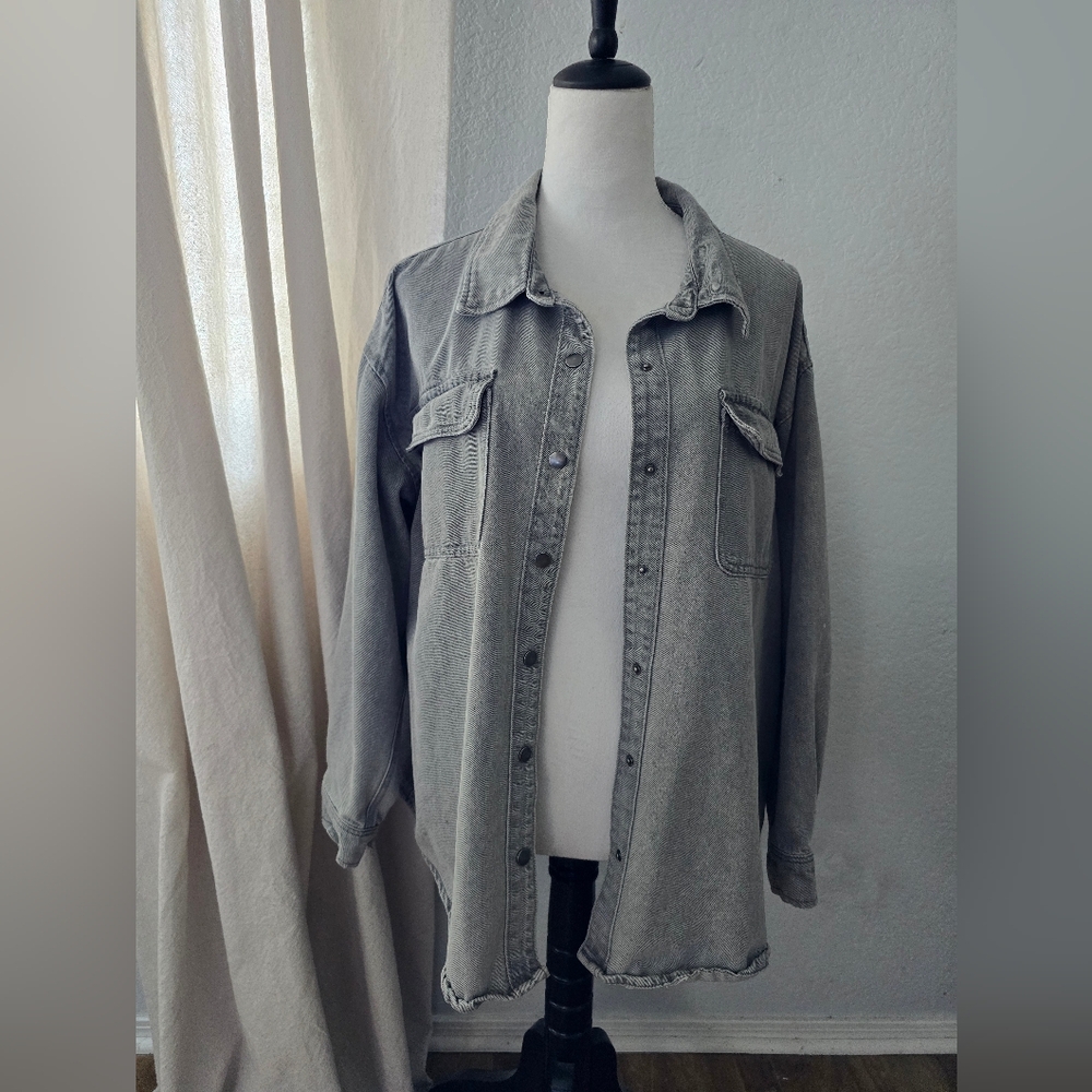 Stoosh Denim Shacket Size L